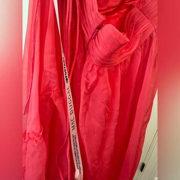 Mac Duggal One Shoulder Ruffle Cut Out Asymmetrical High-Low Gown 67989 - Picture 11 of 11